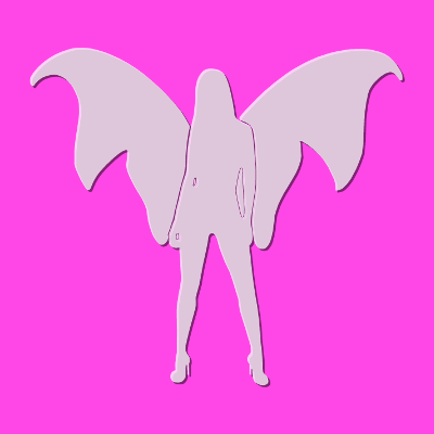 Angel Pink Square, par Xavier E. G. Dierick
